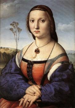 Raphael : Portrait of Maddalena Doni